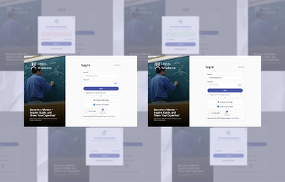 Log in with 2FA branding design figma figmadesign landing design landingpage ui