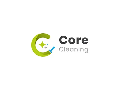 core - cleaning service logo branding bright clean cleaning cleaning service cleanless design icon insect logo mark minimalistic modern timeless