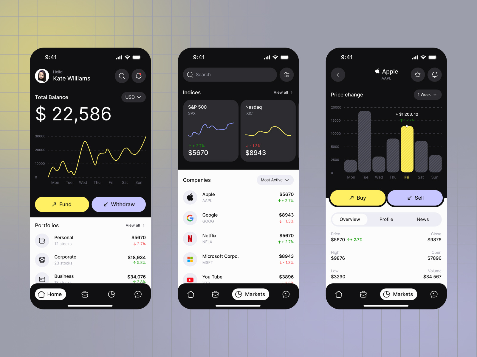 Example of Mobile App Design