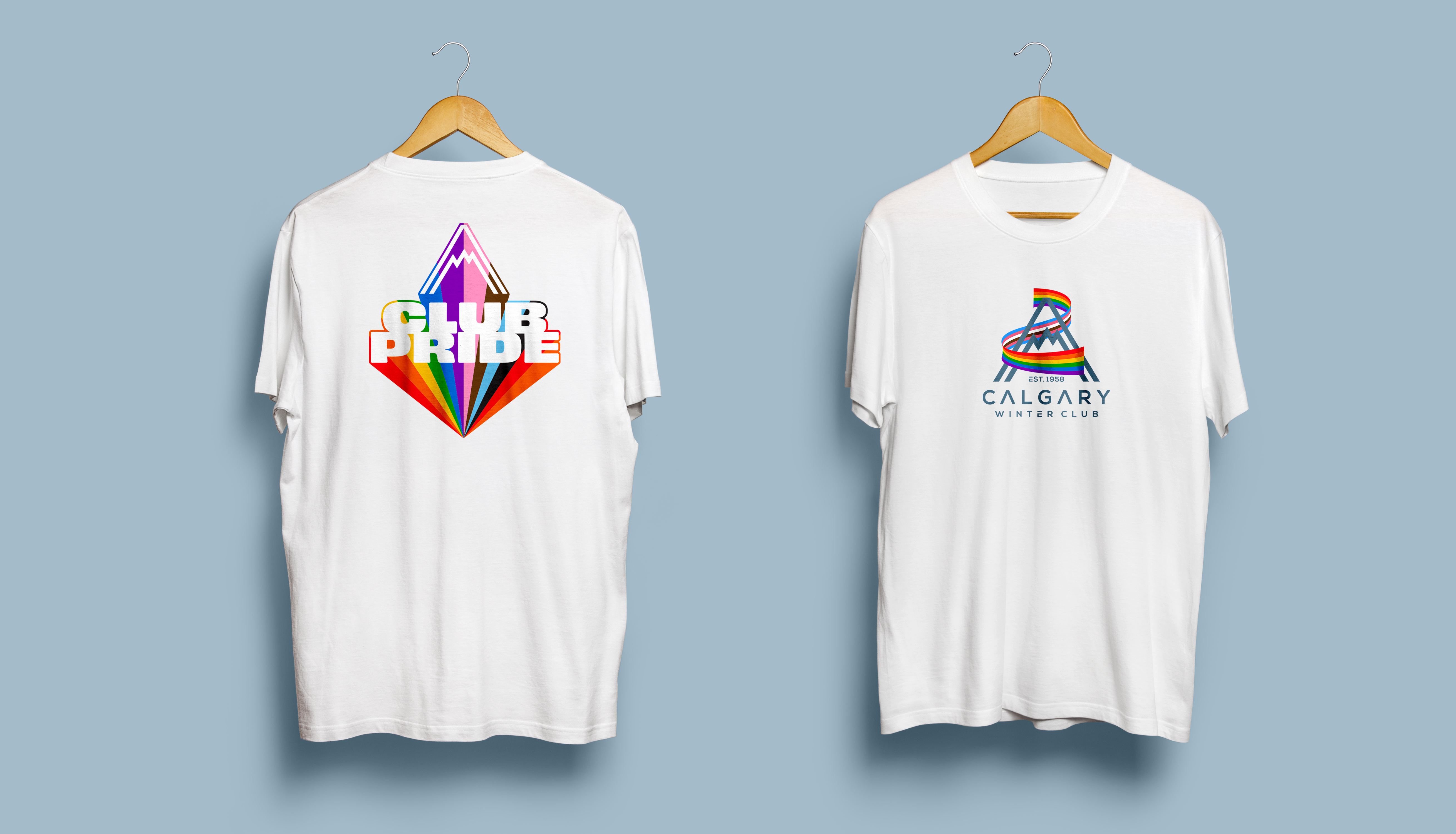 Calgary WInter Club - Pride First Parade - Apparel apparel brand calgary lgbt logo pride print tshirt