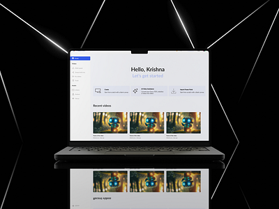 Vidscribe design figma ui uiux videogenerate