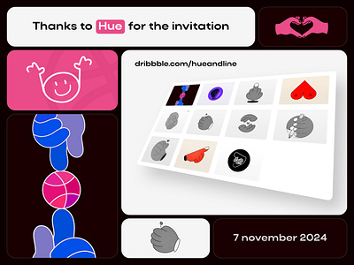 Thanks for the invitation figma graphic design illustration site ui ux web design