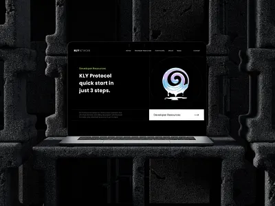 KLY Protocol Website app branding design graphic design illustration logo typography ui ux vector