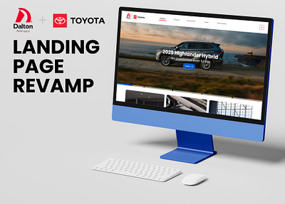 Toyota México Landing page Revamp design guadalajara landing page mexico uiux ux website