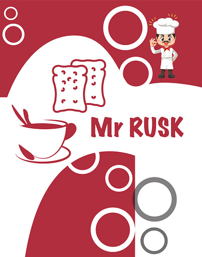 Label for Mr Rusk ** branding graphic design