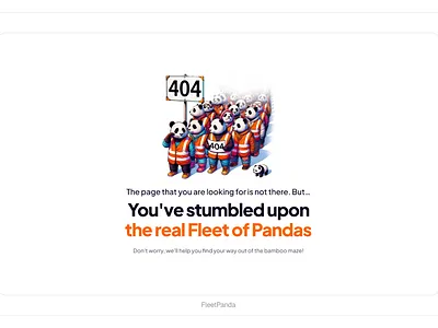 FleetPanda Website Design animation graphic design ui