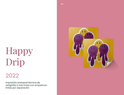 Happy Drip graphic design