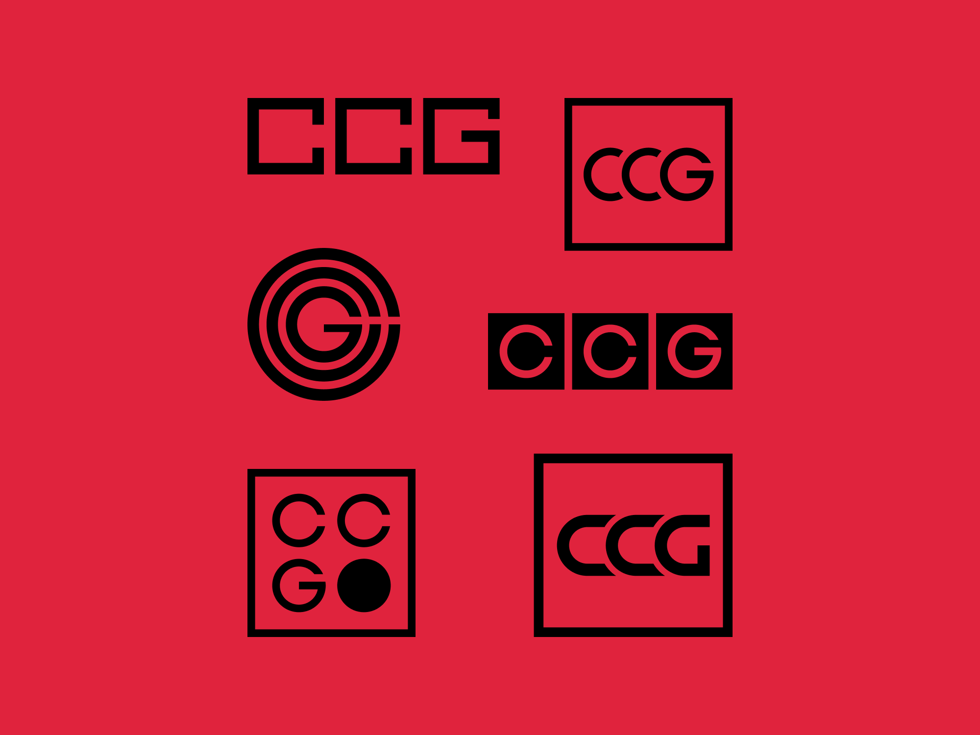 CCG Logos app logo brand branding e commerce icons identity lettermark logo logo design logo mark logotype minimal mobile app monogram recording logo startup startup logo video video logo wordmark