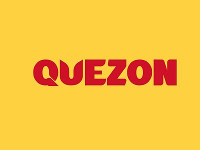 Quezon Typography - Clothing Brand Logo apparel branding clothing brand clothing line fashion logo logo design logo designer logodesign logotype philippines quezon city quezon city logo quezon logo quezon philippines streetware text typography