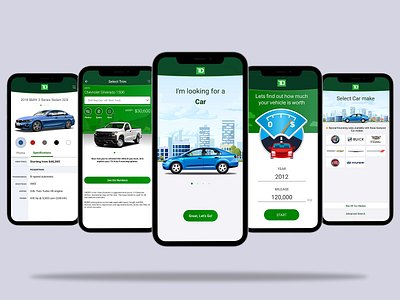 TD Wheels - Vehicle Search & Financing animation branding graphic design motion graphics ui