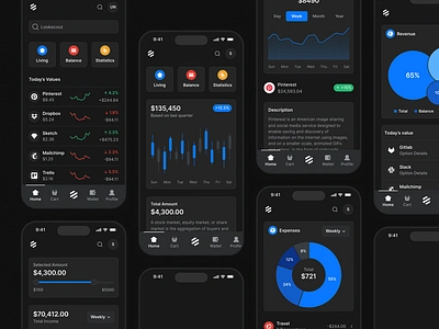 Mobile Transactions - Lookscout Design System app application clean design design system layout lookscout mobile app ui user interface ux