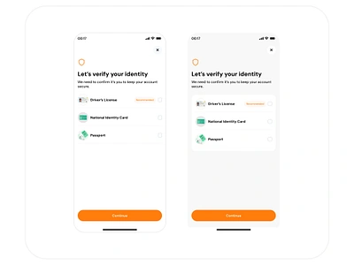 Document Verification Page 🤳 mobile ui ux verification verify