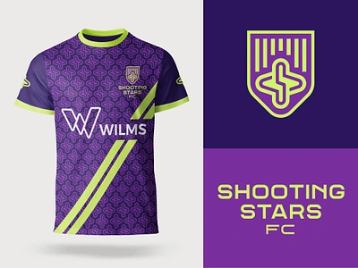 Shooting Stars FC emblem energy fashion folklore football heritage jersey kids logo pattern soccer sports star t shirt thailand uniform wordmark young