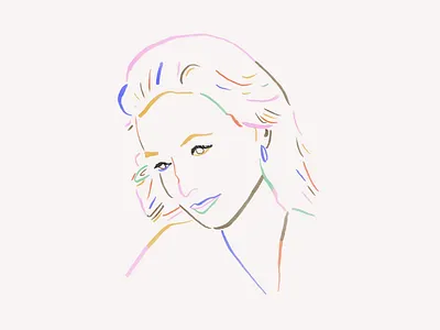 Barbara Stauffacher Solomon — Ink Portrait barbara stauffacher solomon color design history illustration ink paper portrait