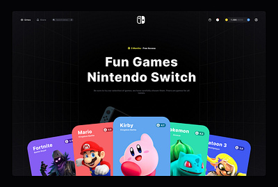 Nintendo - Game Store game nintendo ui website