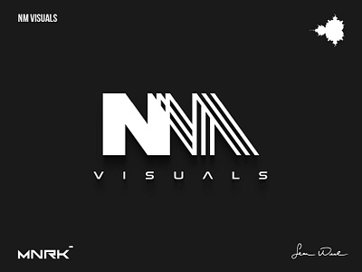 NM Visuals Logo Design branding graphic design logo