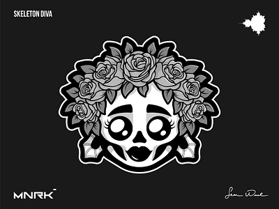 Skeleton Diva | Mascot Design branding design graphic design illustration logo typography vector