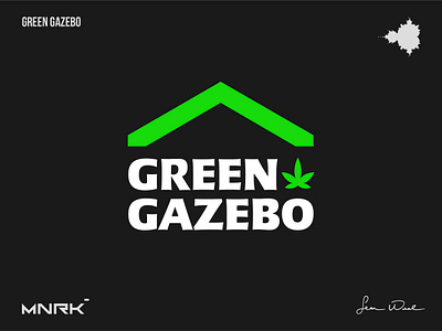 Green Gazebo Logo Design branding design graphic design illustration logo typography vector