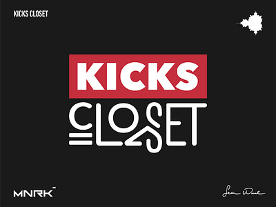 Kick's Closet | Logo Design branding design graphic design illustration logo typography vector