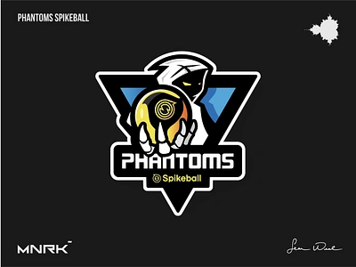 Phantoms Spikeball Logo Design branding design graphic design illustration logo typography vector