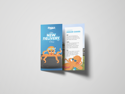 Namco - Trifold Brochure branding brochure graphic design hot tub jacuzzi print trifold