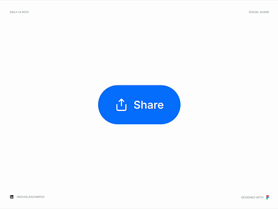 Daily UI #010 - Social Share 010 animation button challenge copy link daily 010 daily ui 010 dailyui dailyuichallenge interaction sharing social social media social share uidesign