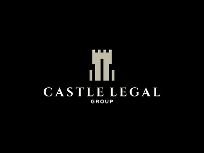 Castle Legal Group attornery branding castle design graphic design icon law lawfirm lawgroup legal logo logomark symbol vector visualbranding visualmark