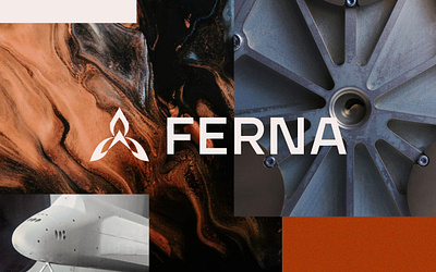 Ferna | Aerospace Brand · Coming Soon aerospace brand branding design engine flight identity illustration jet logo outerspace people rocket space typography ui web