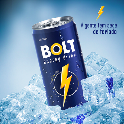 Bolt Energy Drink - Social Media beverages bolt compositing design drinks energy energy drink graphic design illustrator image treatment photoshop