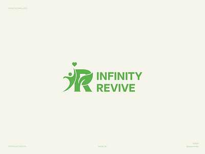 Infinity Revive 3d branding design graphic design healthcare healthcare logo hospital logo infinity logo logo creator logo design logo designer medical logo pirnting print revive well care