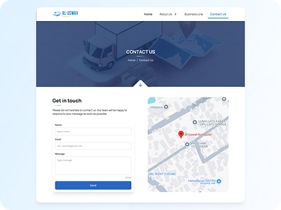 Contact Us contact contactus figma logistics research uidesign uxdesign website