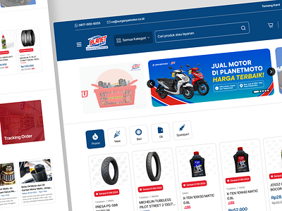 Planet Ban - Revamp Into a Sleek Product Showcase companyprofile design ecommerce ecommercesite figma indonesia payment planetban redesign redesignwebsite revamp searchlocation tyreshop uiux uiuxdesign website woocomerce wordpress