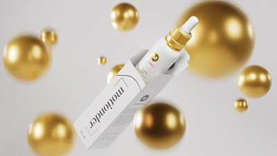 Serum 3D Commercial Project. 3d 3d visualization cinema 4d cosmetics product design redshift serum serum bottle