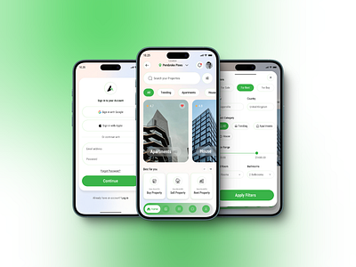 Real Estate Mobile Apps design apps figma mobile apps design real estate ui uiux