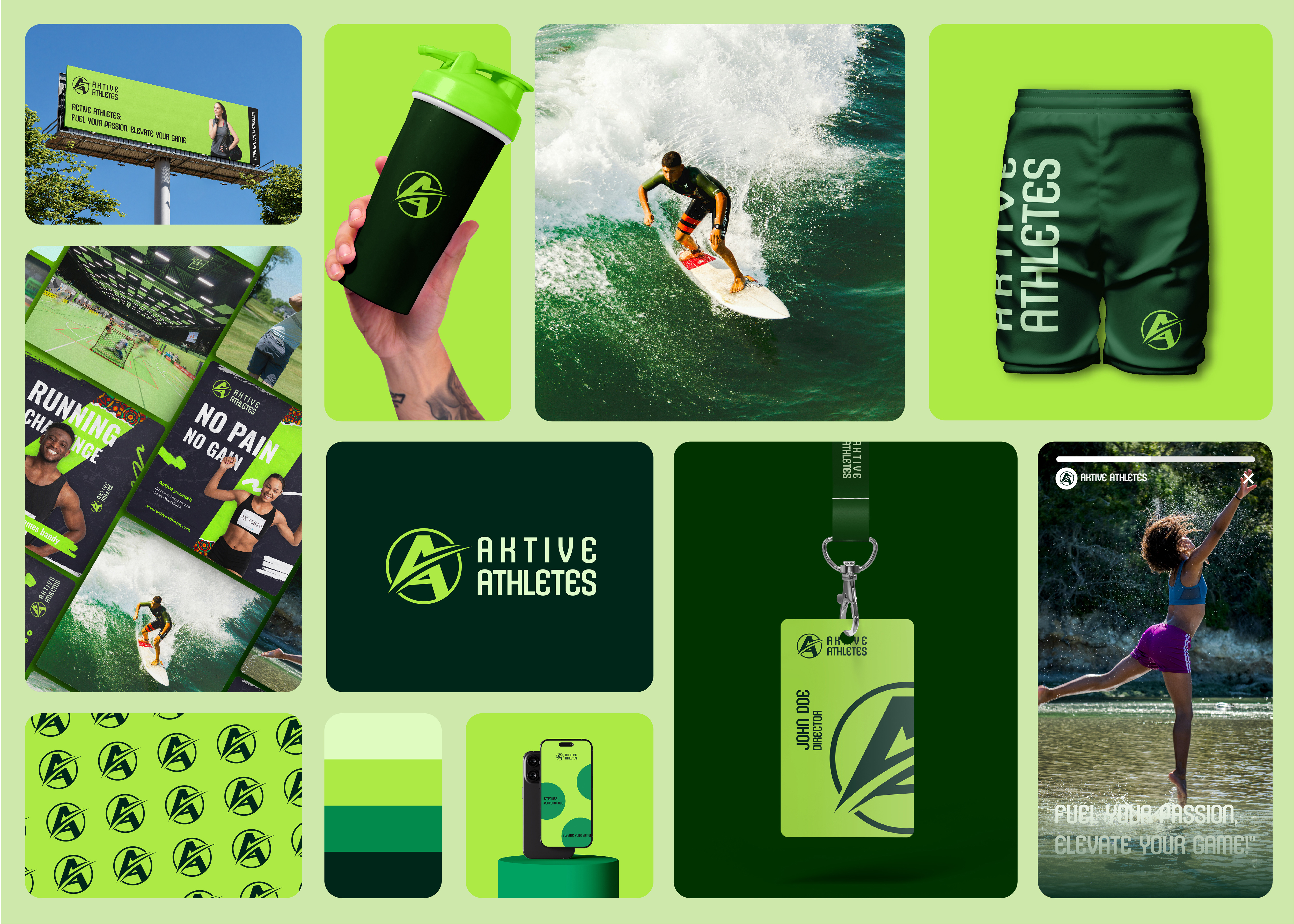 Example of Bold & Clean Monogram Logo Design