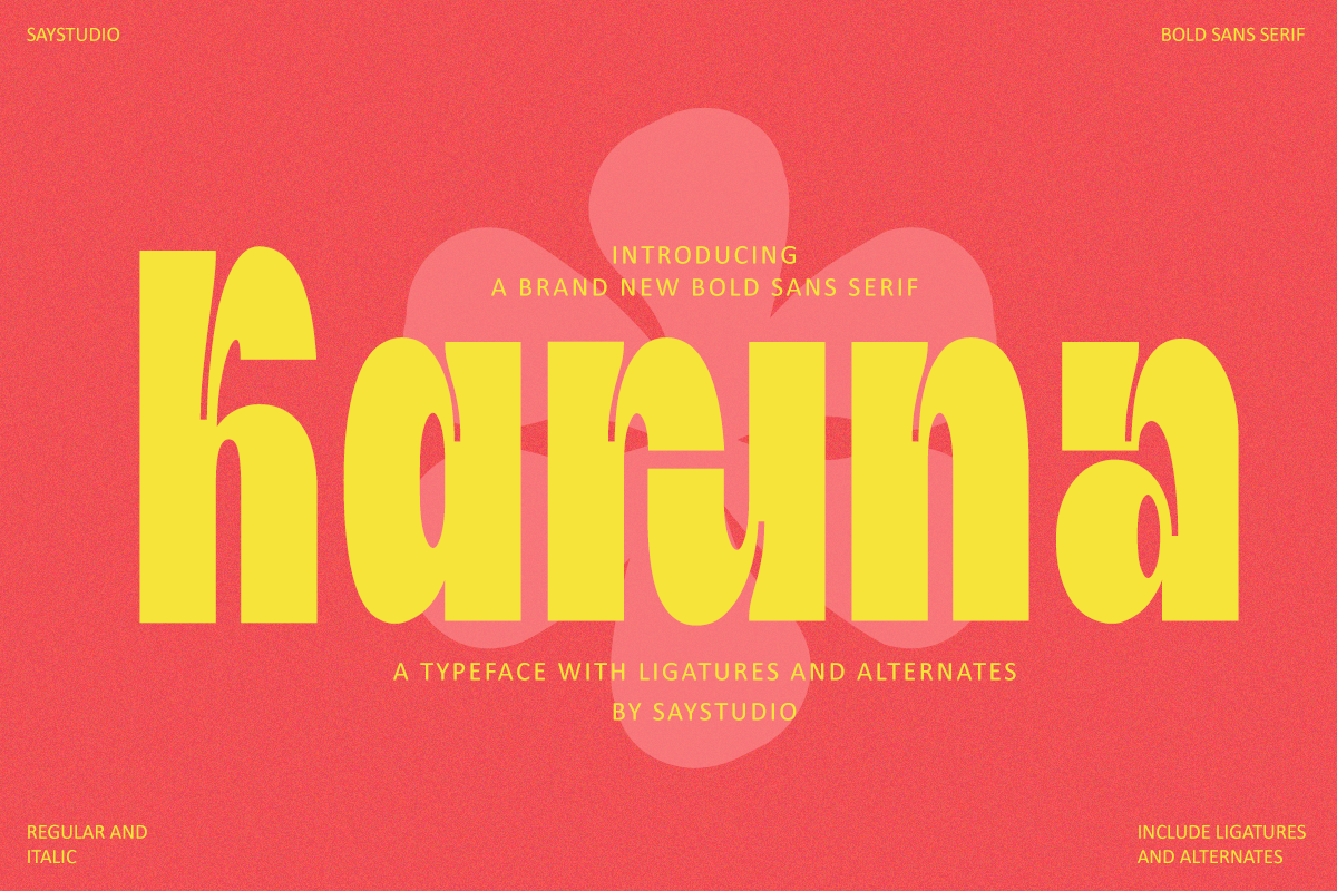 Karuna - Bold Sans Font beauty font bold bold font branding branding font display font elegant font fonts modern font modern sans sans font sans serif sport font typeface typography unique font