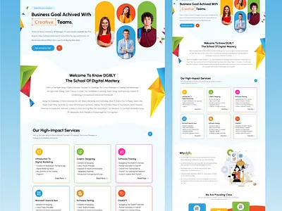 dg8ly I Digital Marketing Website Design adobe photoshop digital marketing ui ui design uiux web web design website