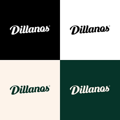 Dillanos branding brandmark lettering logo logotype retro wordmark