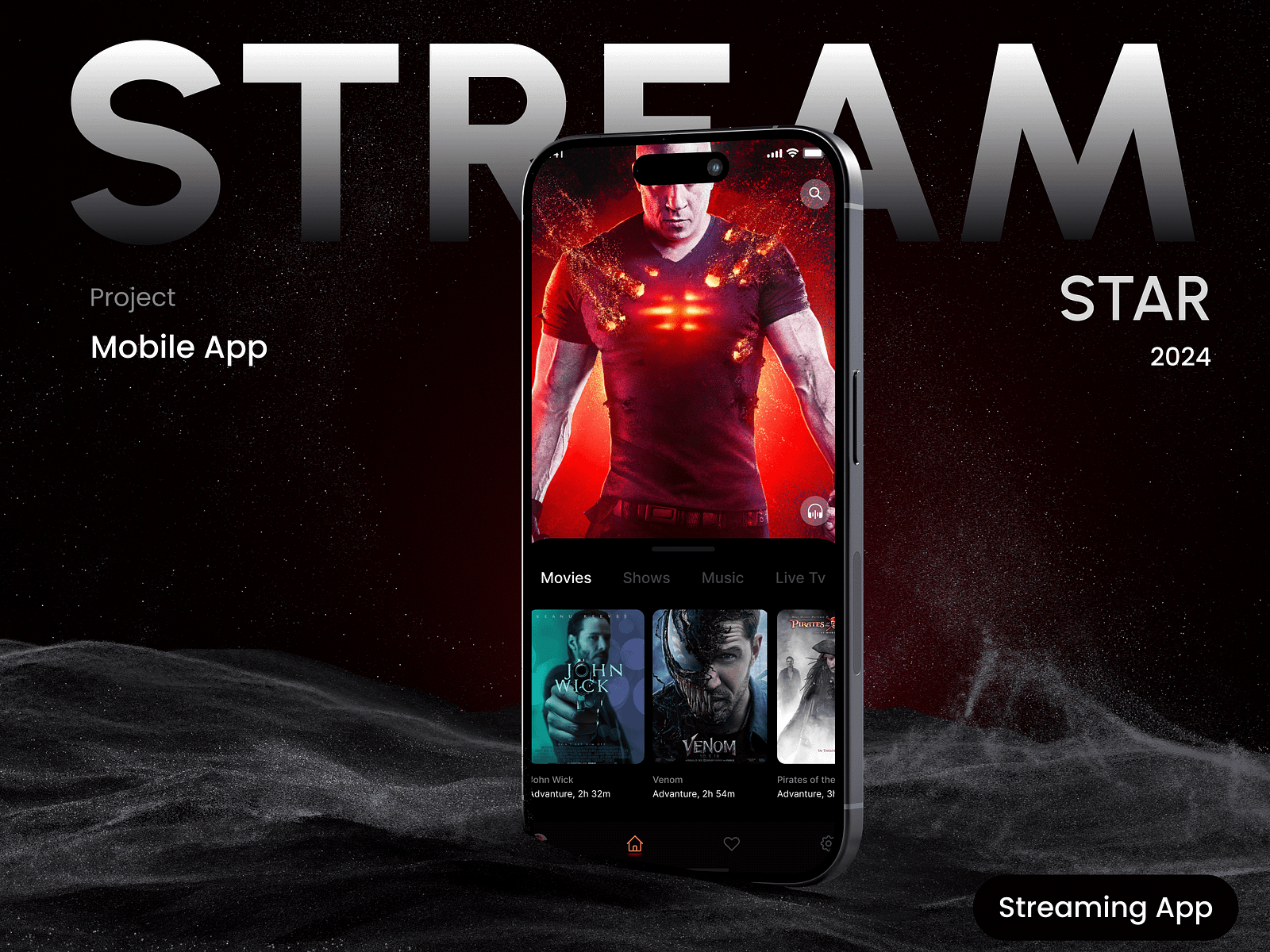 Movies Streaming App Ui - Ux By Saiteja Vengaldas On Dribbble