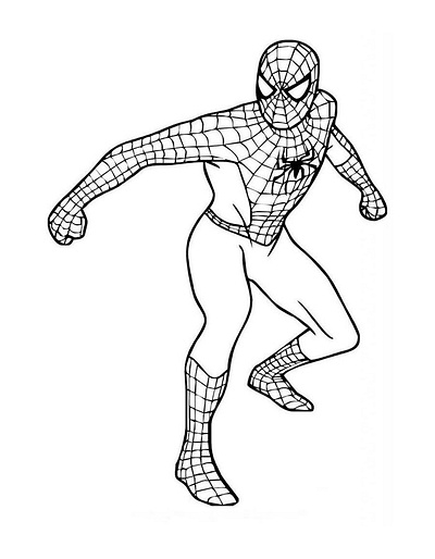 Spiderman Coloring Pages