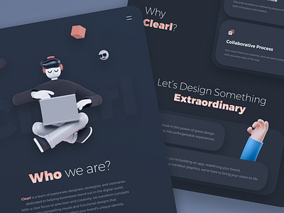 design agency agency branding dark design experience home illustration light logo simple sketch studio ui ux web