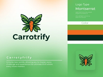 Carrotrify Logo Design Concept branding butterfly butterfly logo carrot carrot logo carrotfly logo design fly fly logo graphicsdesign illustration logo logo design logodesign vector