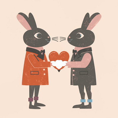 Valentine couple illustration graphic design illustrations logo