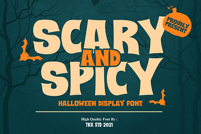 Scary And Spicy – Horror Creepy Font branding children creepy display font font fun funny gaming halloween horror movie poster scary youtube