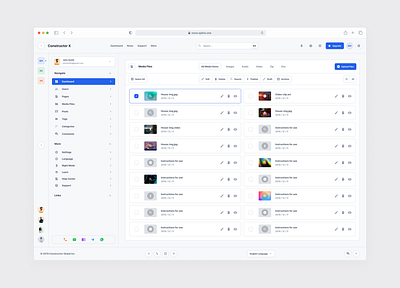 Media Files Dashboards admin admin panel dashboard design design system download ui ui kit ux web