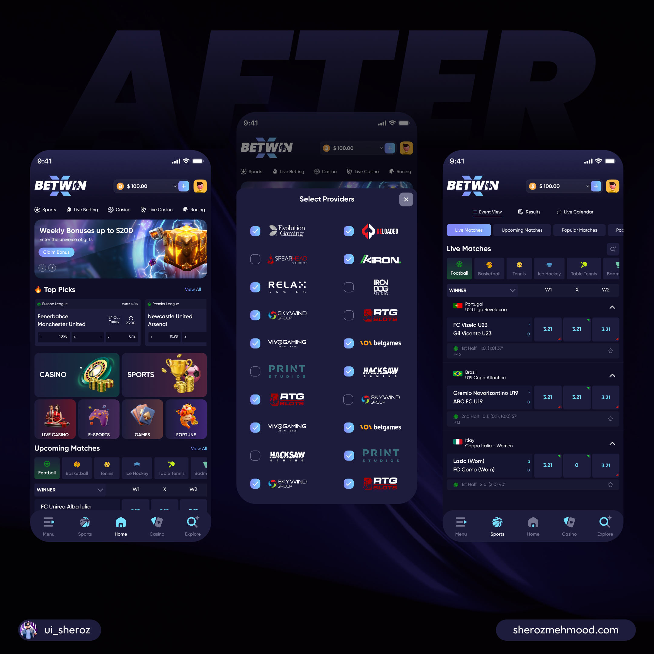 Betwin: Sports & Casino Betting UI Kit app ui betting betwin casino design figma sports ui website