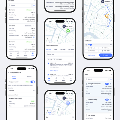 Professional Design for Your Product board car history map mapping maps mobile timeline transport way white theme