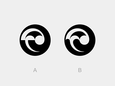 A or B? logo