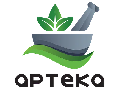 APTEKA LOGO FOR DISPENSARY SHOP 3d logo design bd medicine logo dispensary logo dispensary shop logo icon icon logo logo logo design medicine logo medicine shope logo text logo