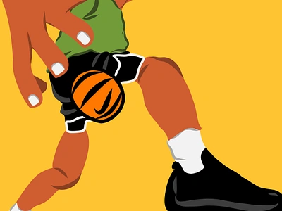 Dribble, dunk, dominate! basketball design graphic design illustration